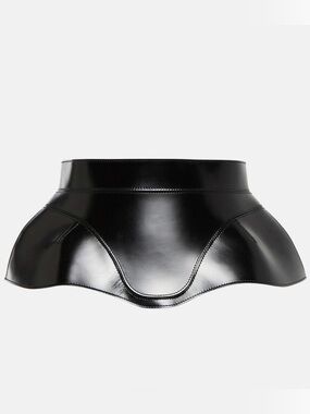 Alexander Mcqueen Leather Corest Belt Sz 44